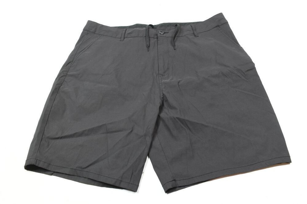 Marsh Wear Shorts Mens 38 Black Lightweight Stretch Drawstring 9" Fishing